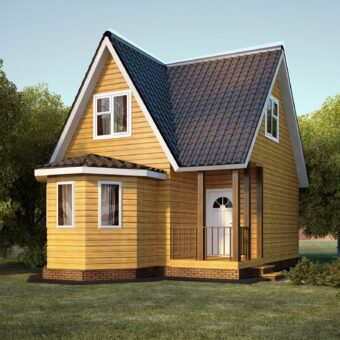 6x8 Wooden cottage